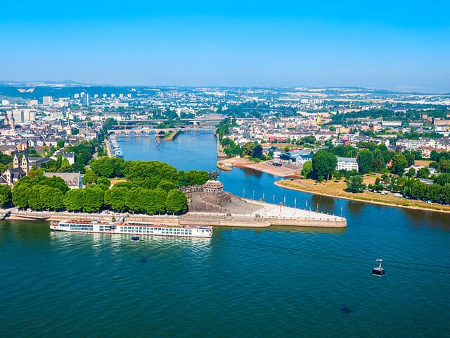 Deutsches Eck bei Koblenz