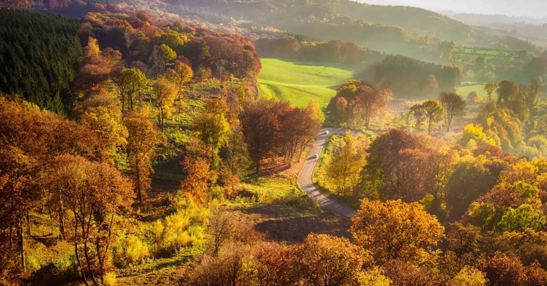 Reiseziele Eifel im Herbst bei Aachen