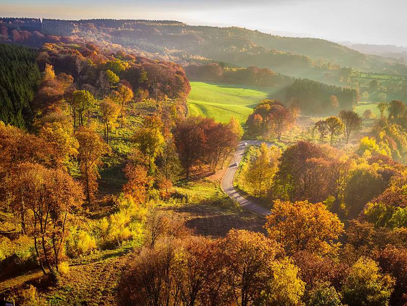 Reiseziele Eifel im Herbst bei Aachen