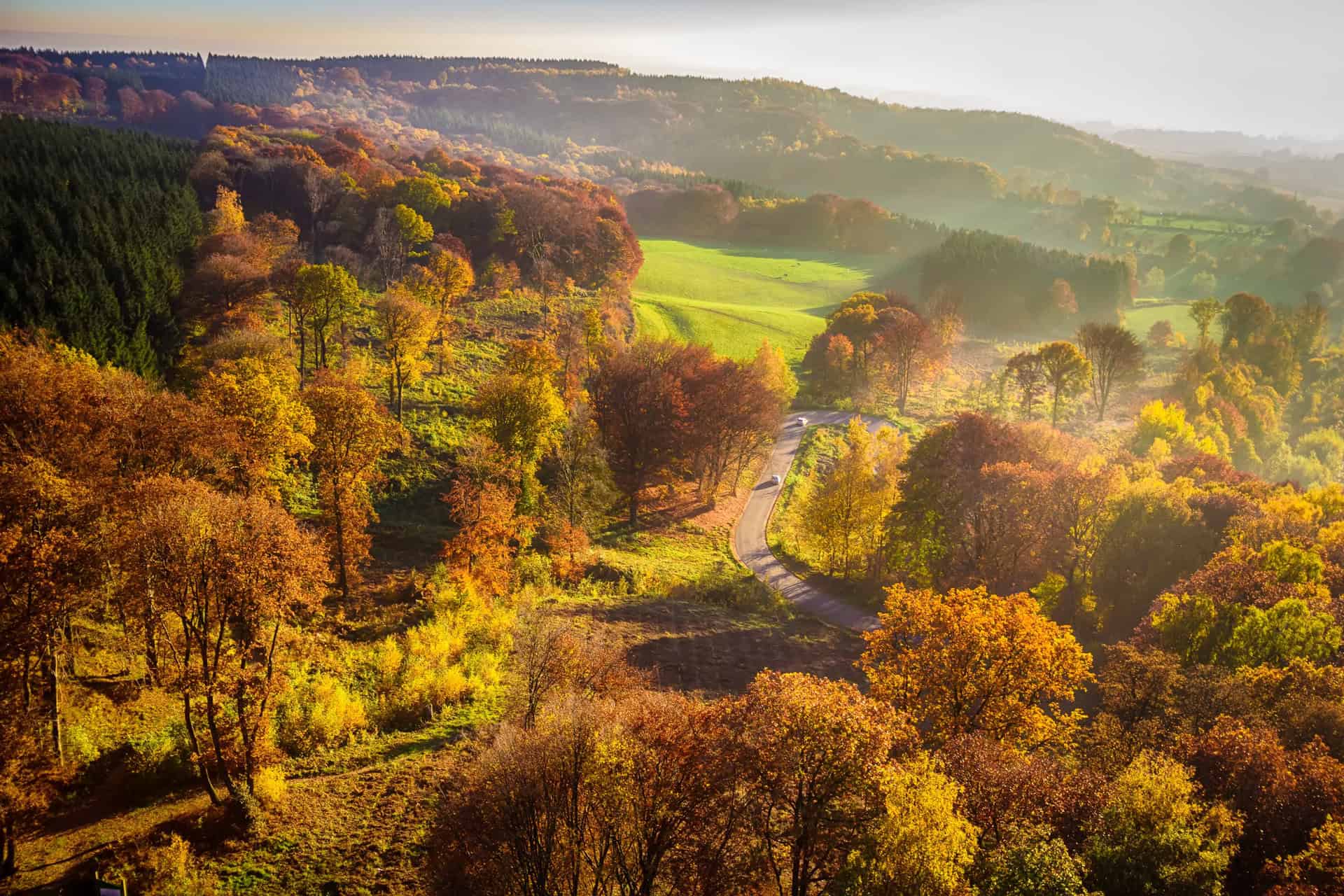 Reiseziele Eifel im Herbst bei Aachen