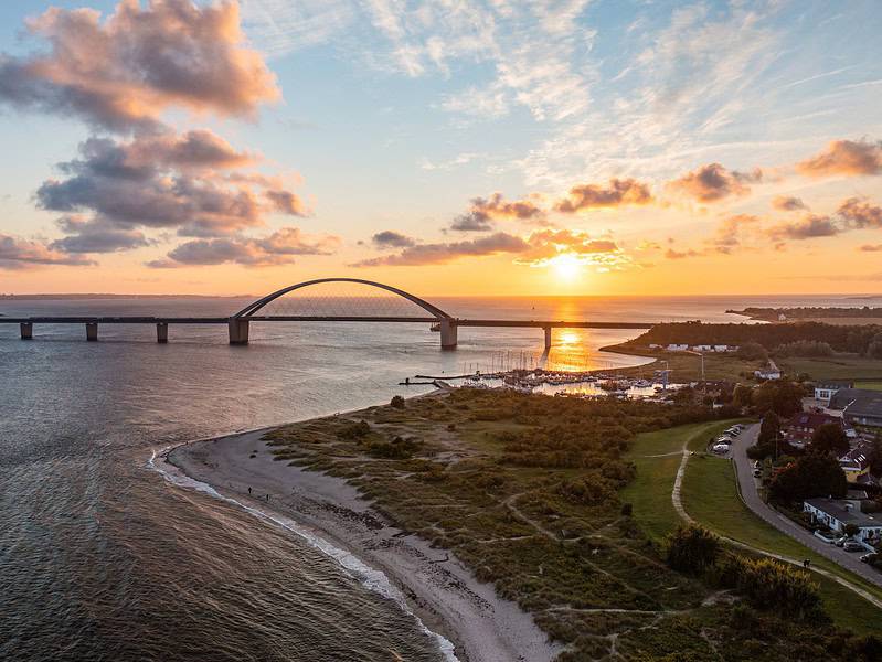 Fehmarn Ostsee Fehmarnsundbrücke