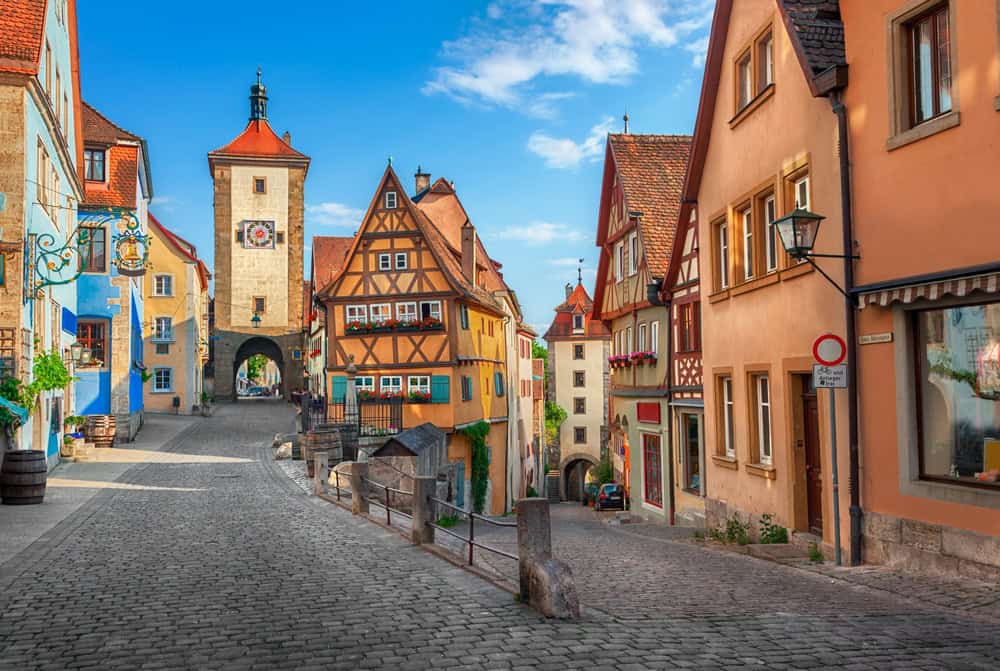 Rothenburg ob der Tauber – mittelalteriche Fachwerkromantik