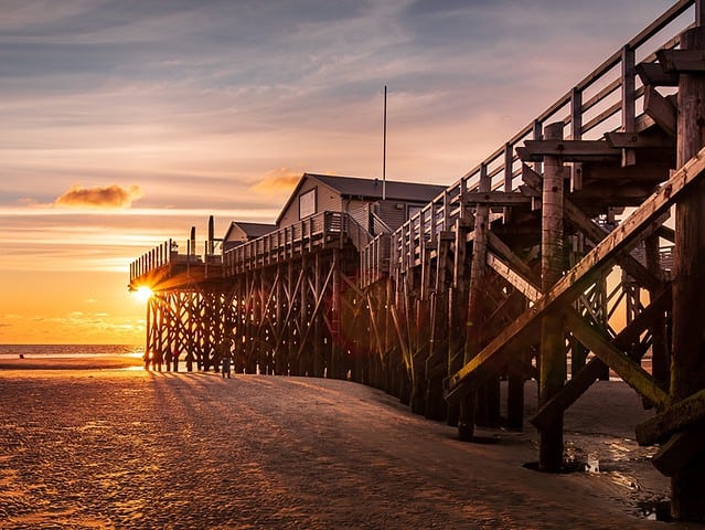 Sankt Peter Ording Pfahlbauten