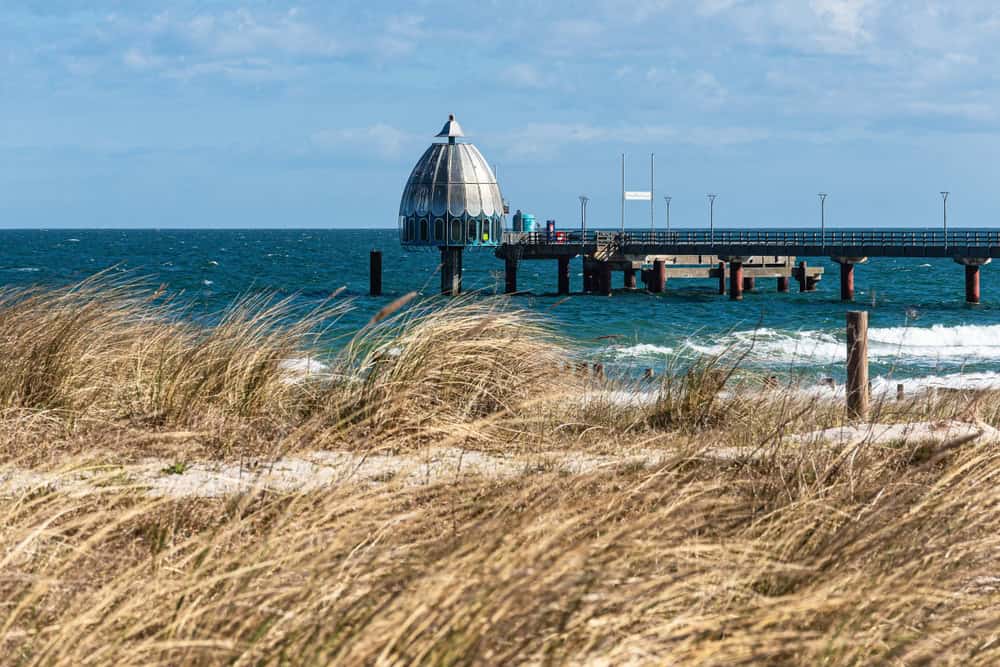 Seebrücke Zingst – Ausflug mit der Tauch­gondel