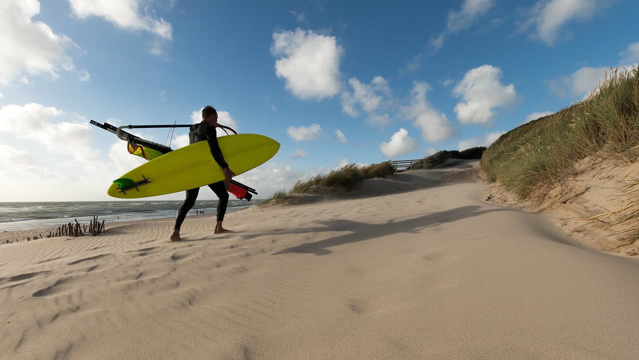 Windsurfer am Strand von Sylt